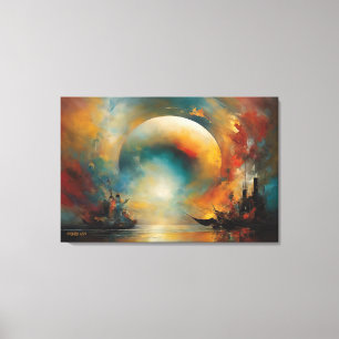 ABSTR_24_100, Abstract Gallery Art Canvas Print