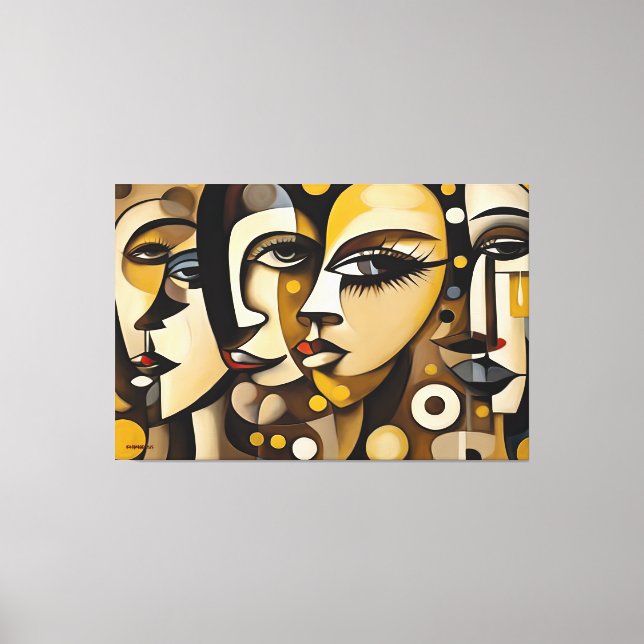 ABSTR_25-005  Abstract Gallery Art Canvas Print (Front)