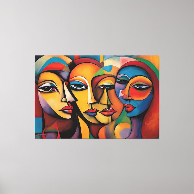 ABSTR_25_009  Abstract Gallery Art Canvas Print (Front)