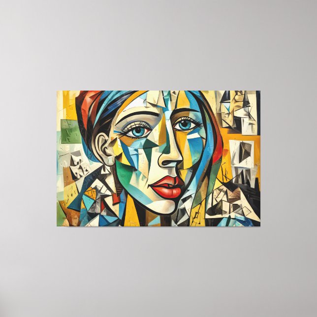 ABSTR_25-06 Abstract Art Canvas Print (Front)