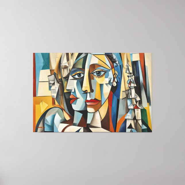ABSTR_25-070 Abstract Art Canvas Print (Front)