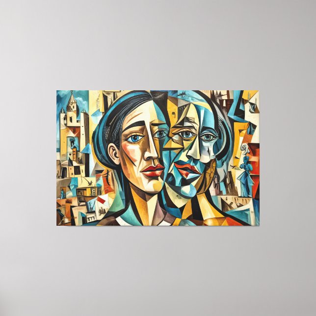 ABSTR_25-097 Abstract Art Canvas Print (Front)