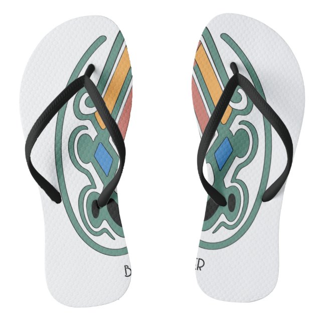 Abstrac meaning of symbol flip flops (Footbed)
