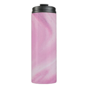 ABSTRAC PASTEL PINK ILLUSTRATION THERMAL TUMBLER