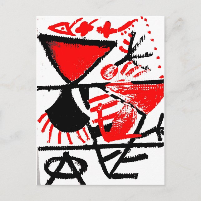 abstracción postcard (Front)