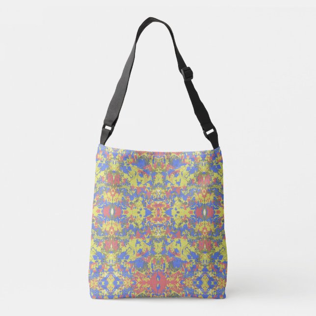 Abstrack Ethnic Exclusive Pattern Crossbody Bag (Back)