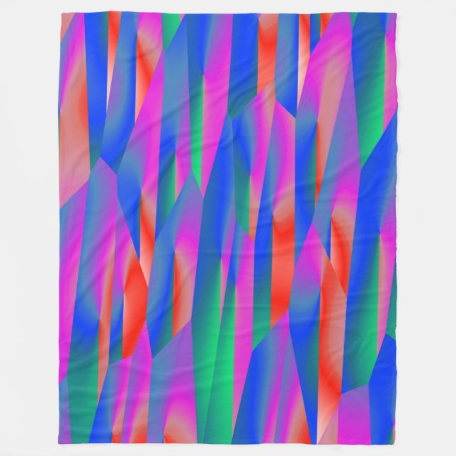 Abstract 011116(1) fleece blanket (Front)