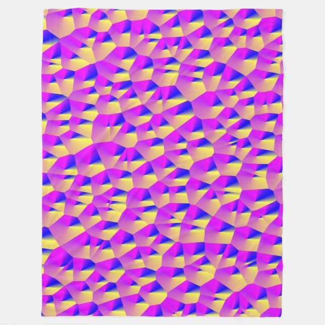 Abstract 011116(3) fleece blanket (Front)