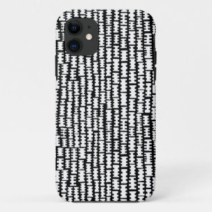 Abstract 020712 - White and Black iPhone 11 Case