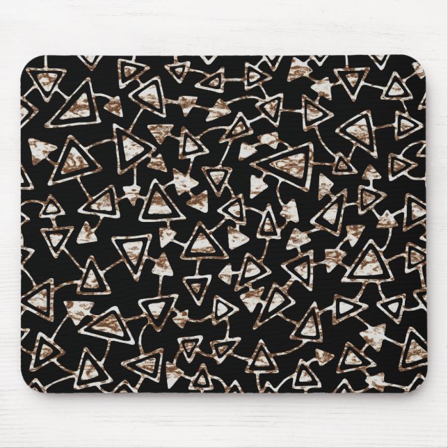 Abstract 021112 - Rusty Paintwork on Black Mouse Mat (Front)