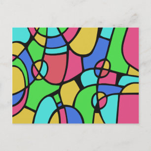 Abstract 02 postcard