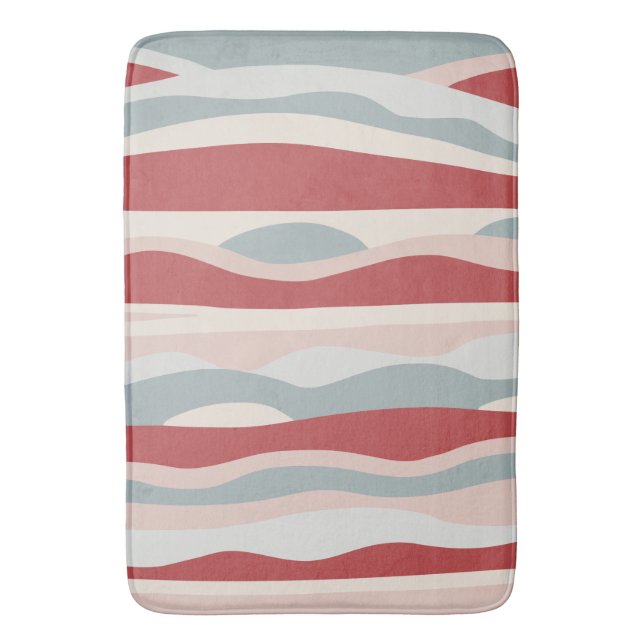 Abstract 050723 bath mat (Front Vertical)