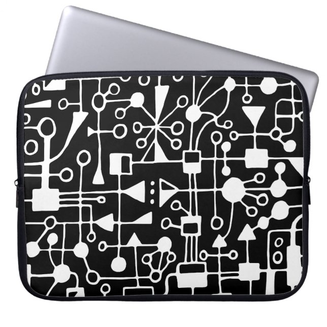 Abstract 090112 laptop sleeve (Front)