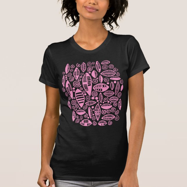 Abstract 100813 - Pink T-Shirt (Front)