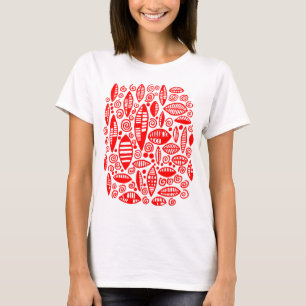 Abstract 100813 - Red T-Shirt