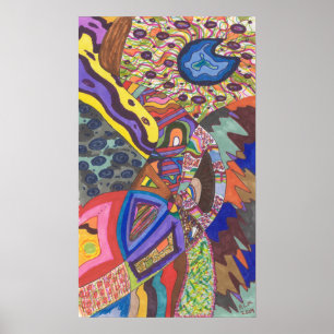 Abstract 109, original fine art poster