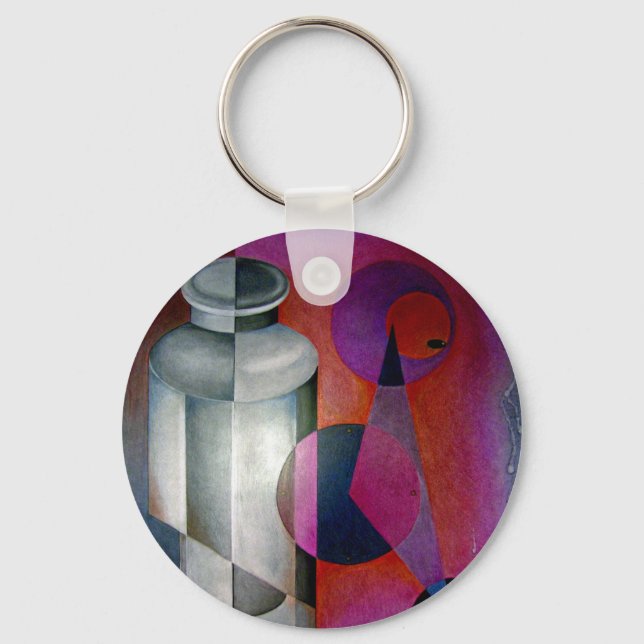 abstract 10 key ring (Front)