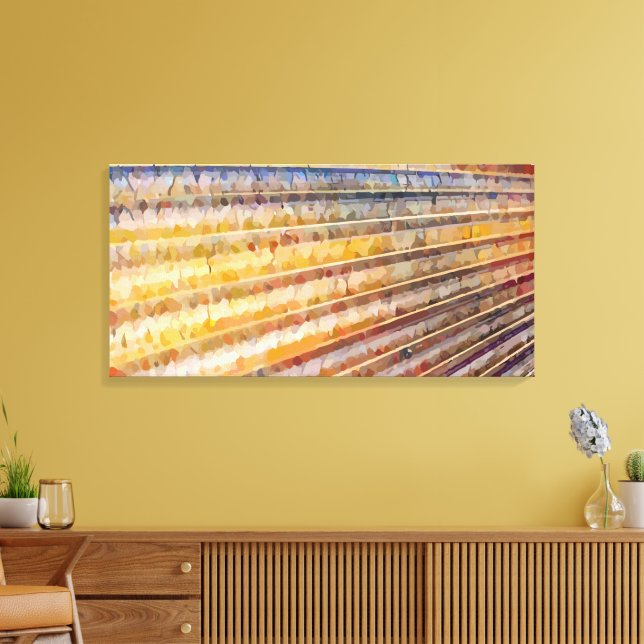 Abstract 14024 canvas print (Insitu(LivingRoom))