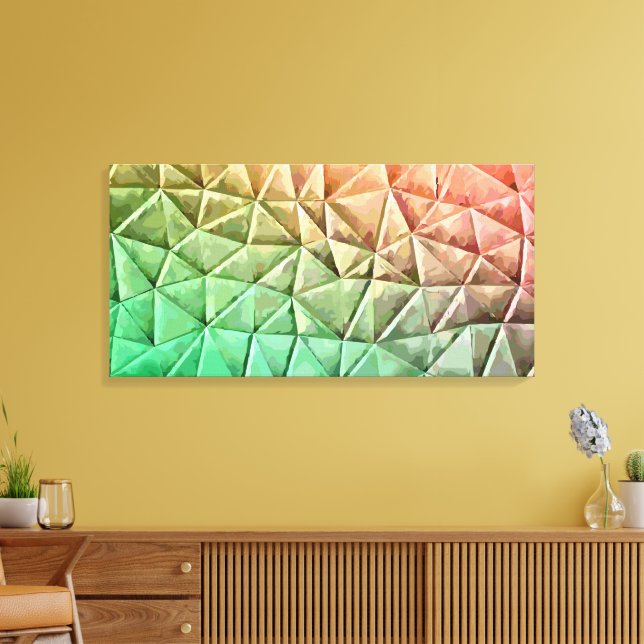 Abstract 14118 canvas print (Insitu(LivingRoom))