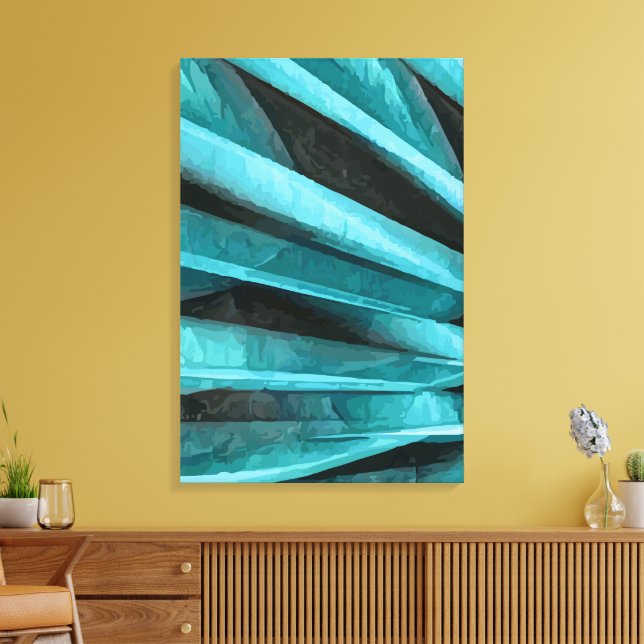 Abstract 14537 canvas print (Insitu(LivingRoom))