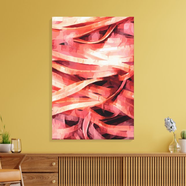 Abstract 14586 canvas print (Insitu(LivingRoom))