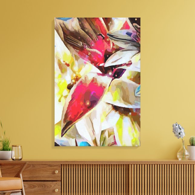 Abstract 14604 canvas print (Insitu(LivingRoom))