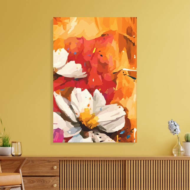 Abstract 14662 canvas print (Insitu(LivingRoom))