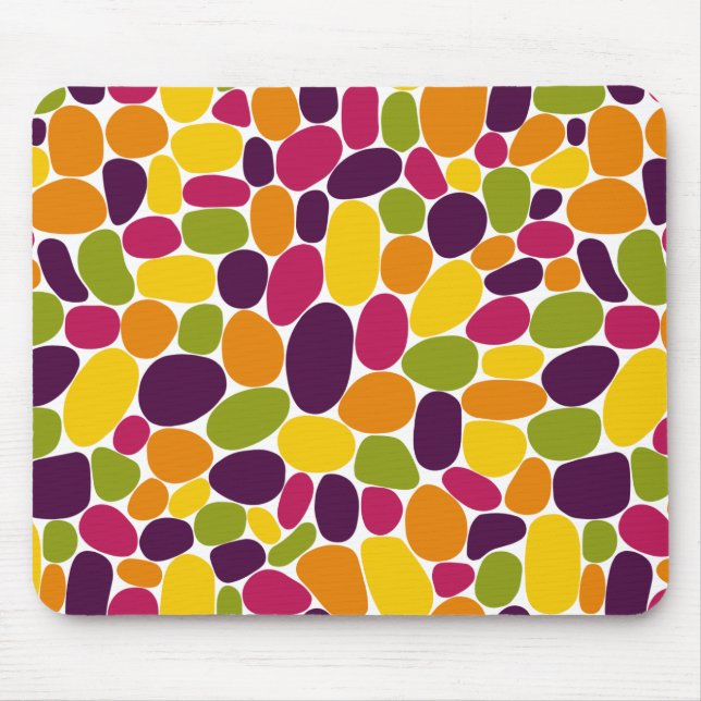 Abstract 160417 - Wine Gum Colours Mouse Mat (Front)