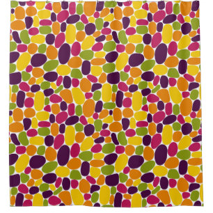 Abstract 160417 - Wine Gum Colours Shower Curtain