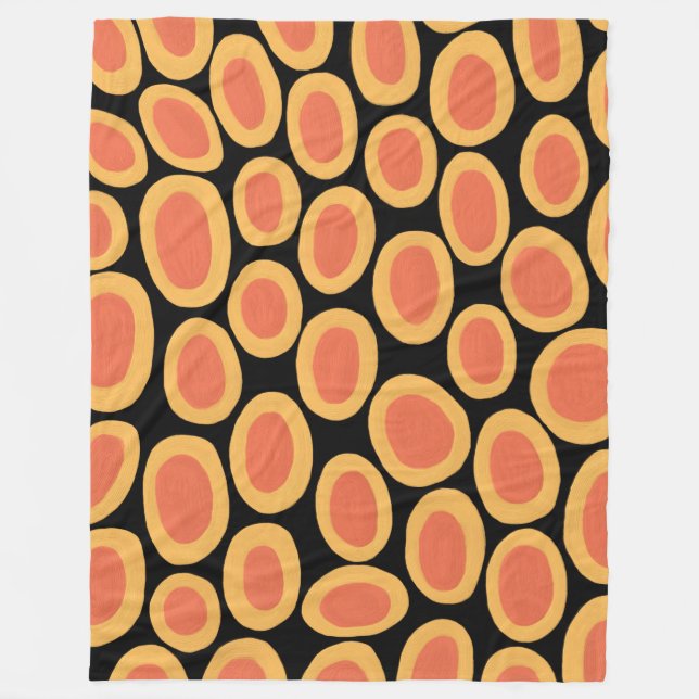 Abstract 161216 fleece blanket (Front)