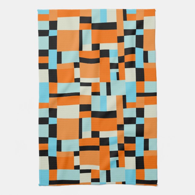 Abstract 180316 tea towel (Vertical)