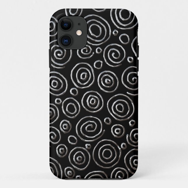 Abstract 181112 - Exotic Metal Case-Mate iPhone Case (Back)