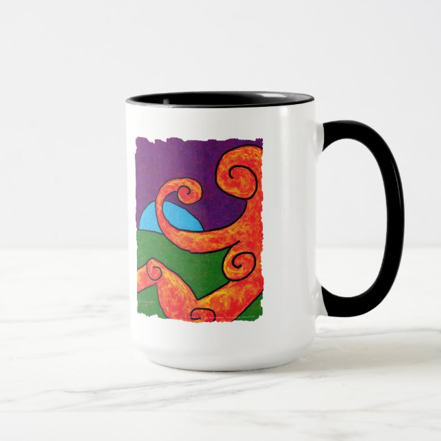 Abstract 1-6-10 Mugs (Right)