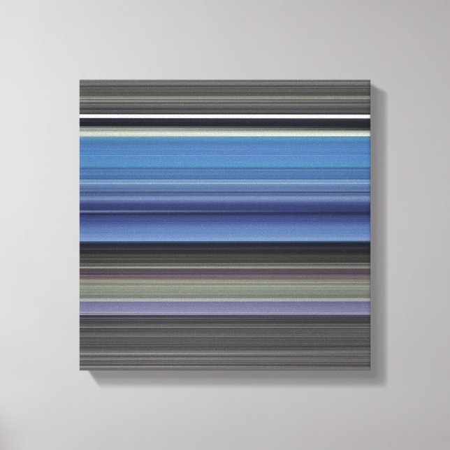 Abstract #1: Blue and grey Canvas Print (Front)