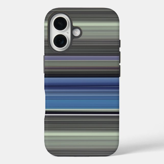 Abstract #1: Blue and grey Case-Mate iPhone Case (Back)