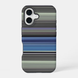Abstract #1: Blue and grey iPhone 16 Case