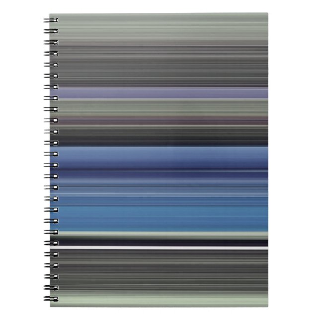 Abstract #1: Blue and grey Notebook (Front)
