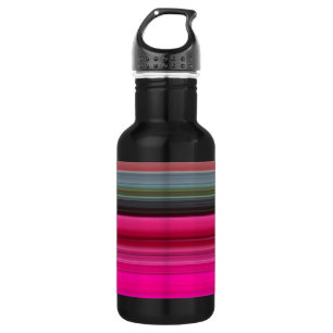 Abstract #1: Cerise and grey 532 Ml Water Bottle