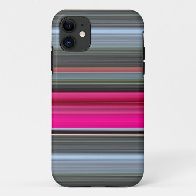 Abstract #1: Cerise and grey Case-Mate iPhone Case (Back)