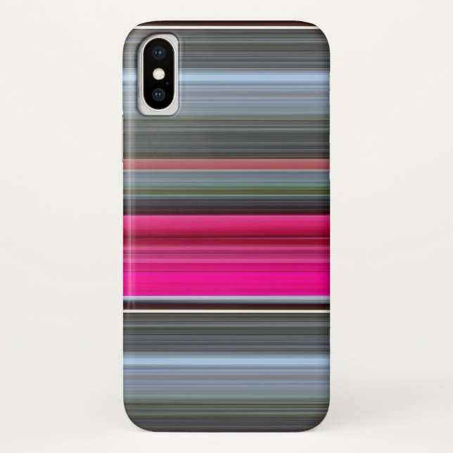 Abstract #1: Cerise and grey Case-Mate iPhone Case (Back)