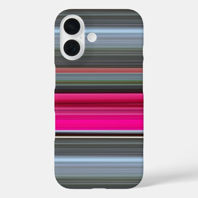 Abstract #1: Cerise and grey Case-Mate iPhone Case (Back)