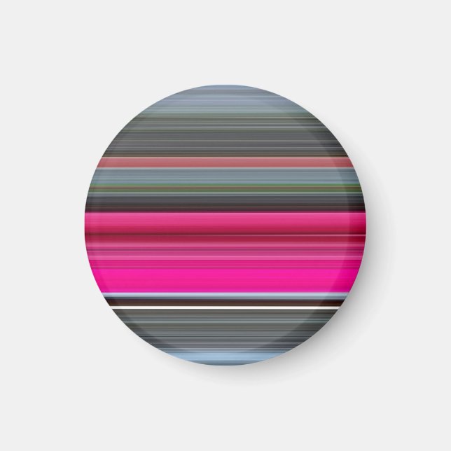 Abstract #1: Cerise and grey Magnet (Front)