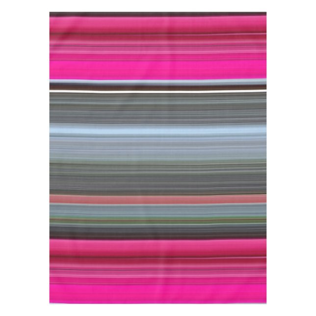 Abstract #1: Cerise and grey Tablecloth (Front)