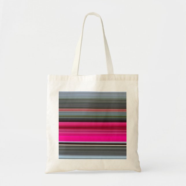 Abstract #1: Cerise and grey Tote Bag (Front)