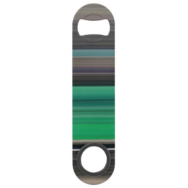 Abstract #1: Green and grey (Back)
