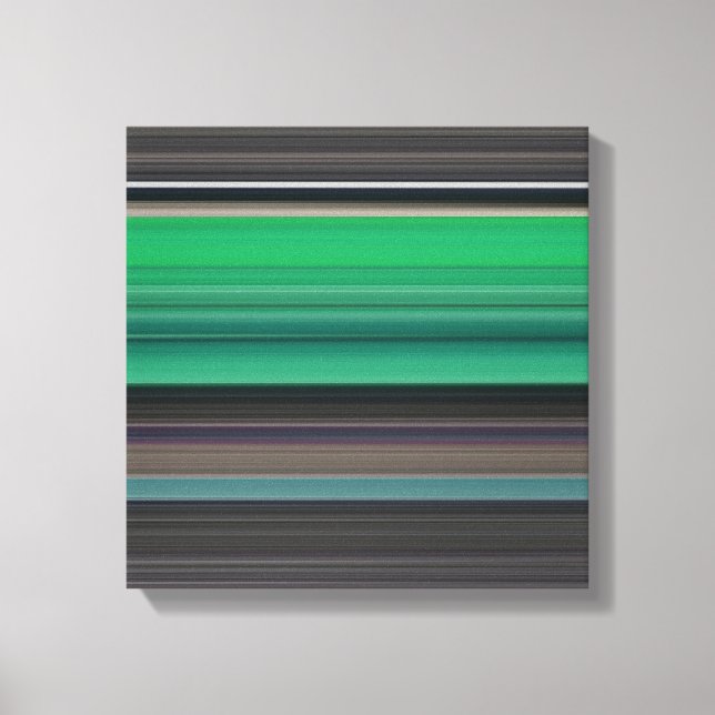 Abstract #1: Green and grey Canvas Print (Front)