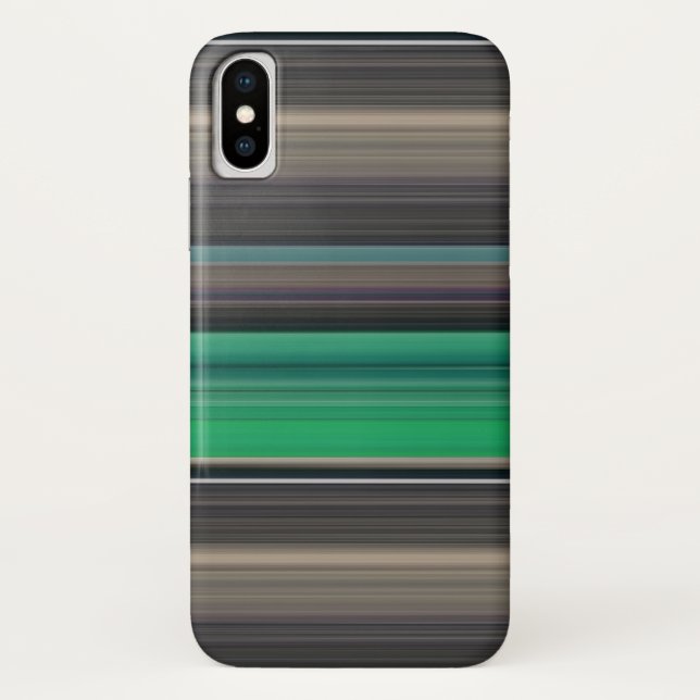 Abstract #1: Green and grey Case-Mate iPhone Case (Back)