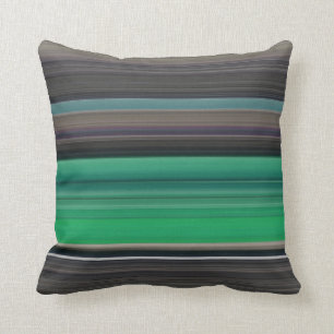 Abstract #1: Green and grey Cushion