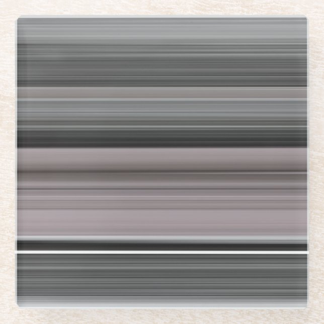 Abstract #1: Grey Glass Coaster (Front)