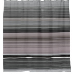 Abstract #1: Grey Shower Curtain